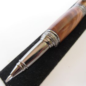 Victorian Twist Pen in (Tigerwood) Gun Metal