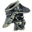 (image for) Vinnie Garoon Cowboy Bead in Solid .925 Sterling Silver by Schmuckatelli Co.