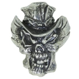 Vinnie Garoon Cowboy Bead in Pewter by Schmuckatelli Co.