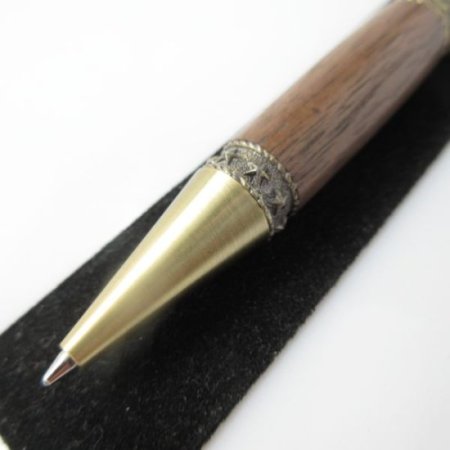 (image for) Western Twist Pen in (Walnut) Antique Brass