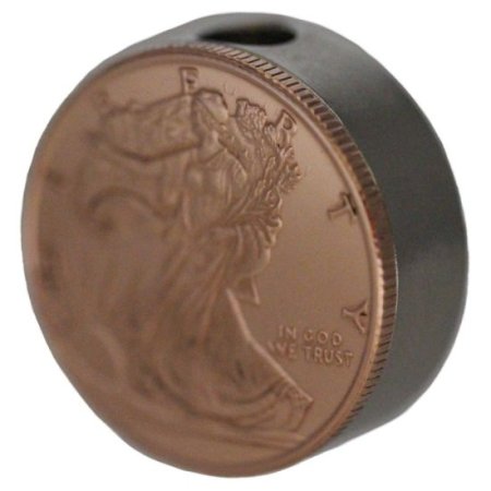 (image for) Walking Liberty Design (Polished Copper) Stainless Steel Core Lanyard Bead By Barter Wear 