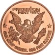 (image for) Walking Liberty 1 oz .999 Pure Copper Round (Presston Mint)