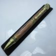 (image for) Wild Card Twist Pen in (Burley Oak Acrylic) Antique Brass