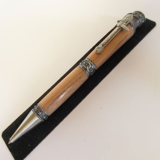 (image for) Western Twist Pen in (Cherry) Antique Pewter