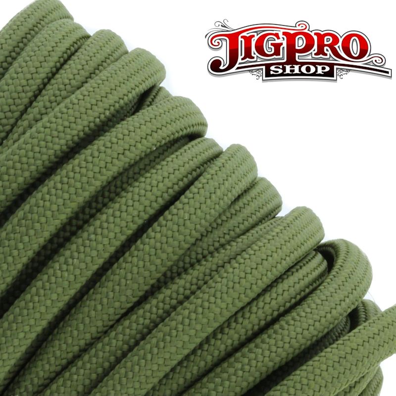 Micro Cord Paracord 1.18mm x 125' Red by Jig Pro Shop - Made in the USA