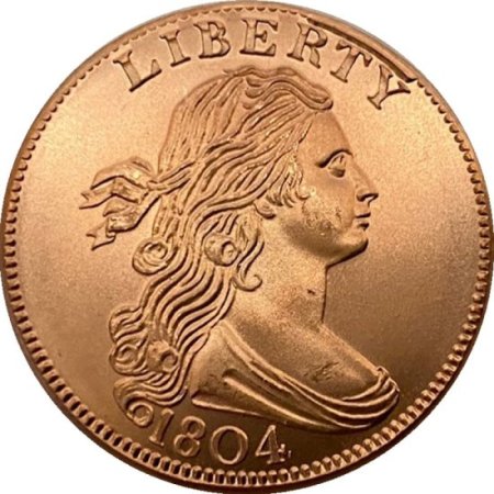 (image for) 1804 Cent (Patrick Mint) 1/2 oz .999 Pure Copper Round
