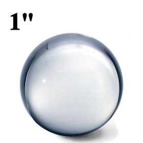 1" Clear Glass Marbles