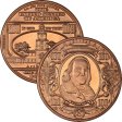 (image for) $100. Ben Franklin Design Note 1 oz .999 Pure Copper Round