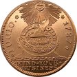 (image for) 1787 Fugio (Patrick Mint) 1/2 oz .999 Pure Copper Round