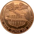 (image for) 1793 Chain Cent (Patrick Mint) 1/2 oz .999 Pure Copper Round