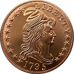 1795 Half Eagle (Patrick Mint) 1/2 oz .999 Pure Copper Round