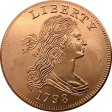 (image for) 1798 Cent (Patrick Mint) 1/2 oz .999 Pure Copper Round