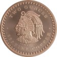 (image for) Aztec Calendar 2 oz .999 Pure Copper Round