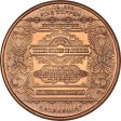 (image for) $2. Washington Design Note 1 oz .999 Pure Copper Round