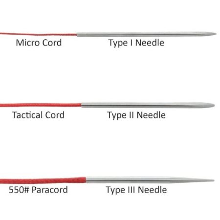 (image for) 3 Different Size Stainless Steel Lacing Needles