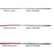 (image for) 3 Different Size Silver Lacing Needles