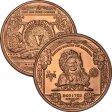 (image for) $5. Indian Chief Design Note 1 oz .999 Pure Copper Round