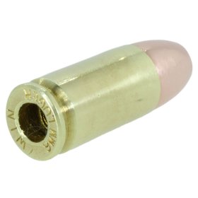 9mm Auto Bullet Bead In Brass & Copper By Bullet Beadz