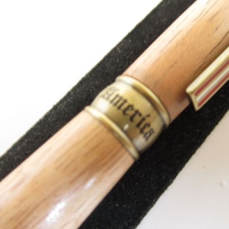 (image for) American Patriot Twist Pen in (Spanish Cedar) Antique Brass