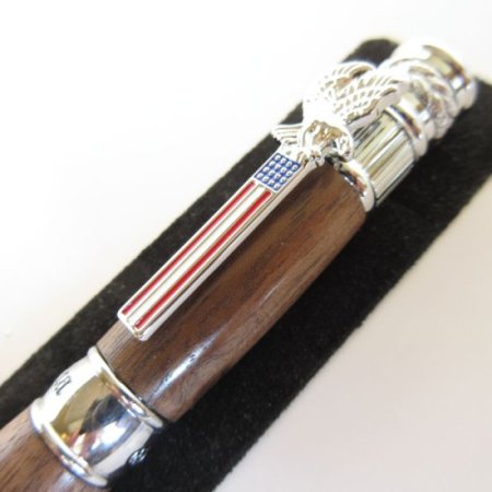 (image for) American Patriot Twist Pen in (Black Walnut) Chrome