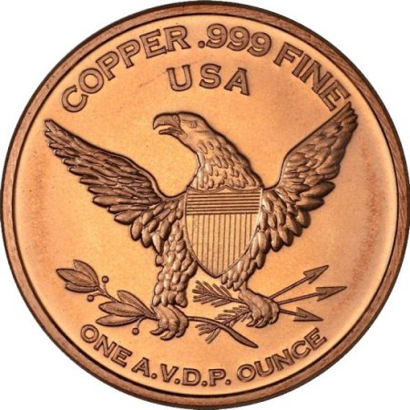 (image for) Afghanistan War Veterans 1 oz .999 Pure Copper Round