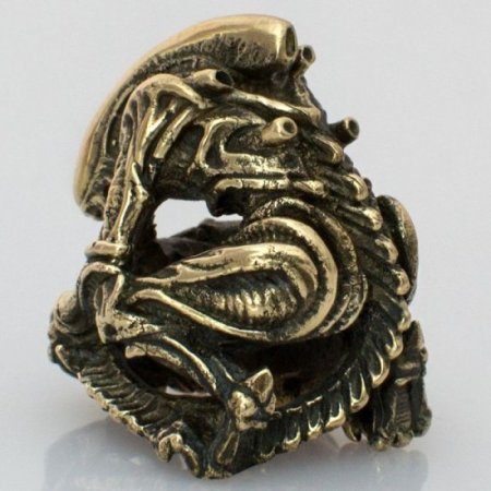 (image for) Alien Xenomorph Bead in Brass by Russki Designs