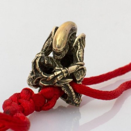 (image for) Alien Xenomorph Bead in Brass by Russki Designs