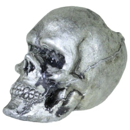 (image for) Anatomical Skull in Pewter by Barrett Designs