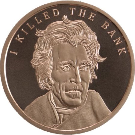 (image for) Andrew Jackson #86 (2018 Silver Shield - Mini Mintage) 1 oz .999 Pure Copper Round