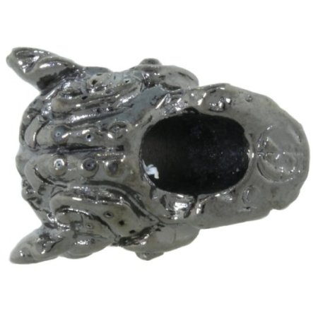 (image for) Aquilo Bead in Hematite Finish by Schmuckatelli Co.