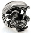 (image for) Alien with Tail Bead in Nickel Silver by Russki Designs