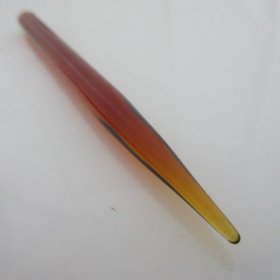 Amber Colored Glass 4 3/4" Marlin Spike