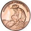 (image for) American Prospector 1 oz .999 Pure Copper Round