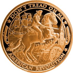 The American Revolution (Patriot Series) 1 oz .999 Pure Copper Round