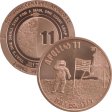 (image for) Apollo 11 50th Anniversary 1 oz .999 Pure Copper Round (Golden State Mint)