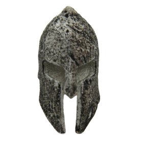 Spartan Helmet Bead in Pewter by Marco Magallona