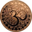 (image for) Aum #20 (2017 Silver Shield Mini Mintage) 1 oz .999 Pure Copper Round