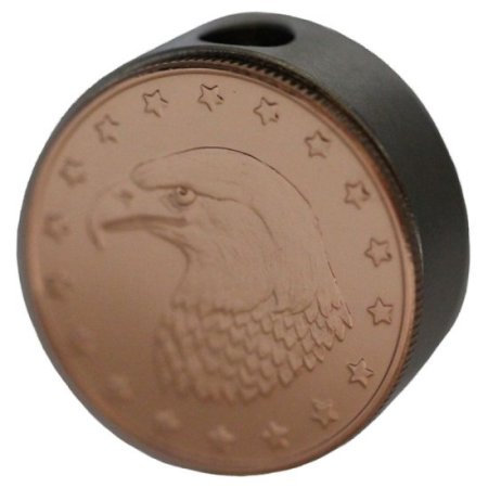 (image for) Bald Eagle Design (Polished Copper) Stainless Steel Core Lanyard Bead By Barter Wear 