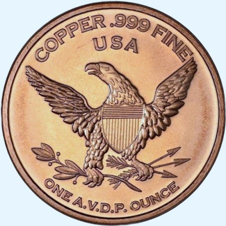 (image for) Benjamin Franklin 1 oz .999 Pure Copper Round