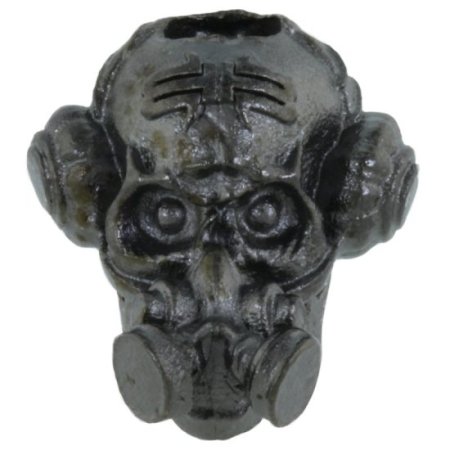 (image for) Brous Bead in Hematite Matte Finish by Schmuckatelli Co.