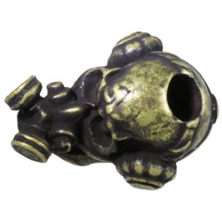 (image for) Brous Bead in Roman Brass Oxide Finish by Schmuckatelli Co.