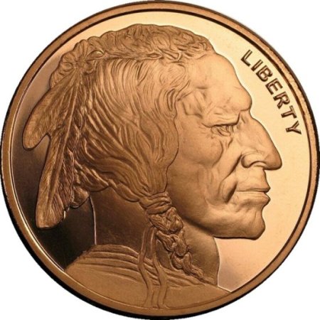 (image for) Buffalo Design 2 oz .999 Pure Copper Round