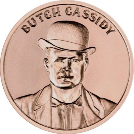 (image for) Butch Cassidy (2020 Reverse) 1 oz .999 Pure Copper Round