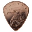 (image for) Bald Eagle Copper Guitar Pick