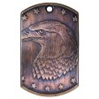 (image for) Bald Eagle Copper Dog Tag Necklace