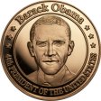 (image for) Barack Obama ~ 44th President 1 oz .999 Pure Copper Round