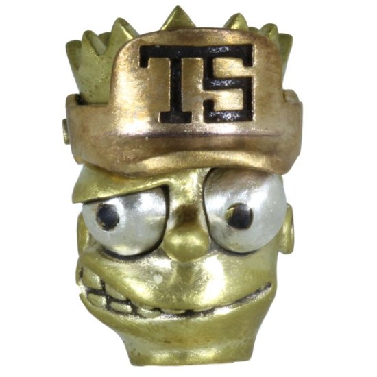 (image for) Bart Simpson In .925 Sterling Silver, Brass, & Bronze By Techno Silver