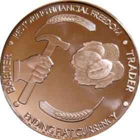 Barter - Trader (AOCS) (2011) 1 oz .999 Pure Copper Round