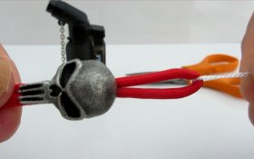 (image for) How to lace cord through a lanyard bead video