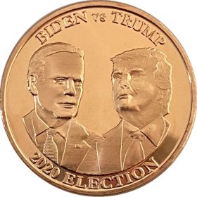 Biden vs. Trump 2020 1 oz .999 Pure Copper Round